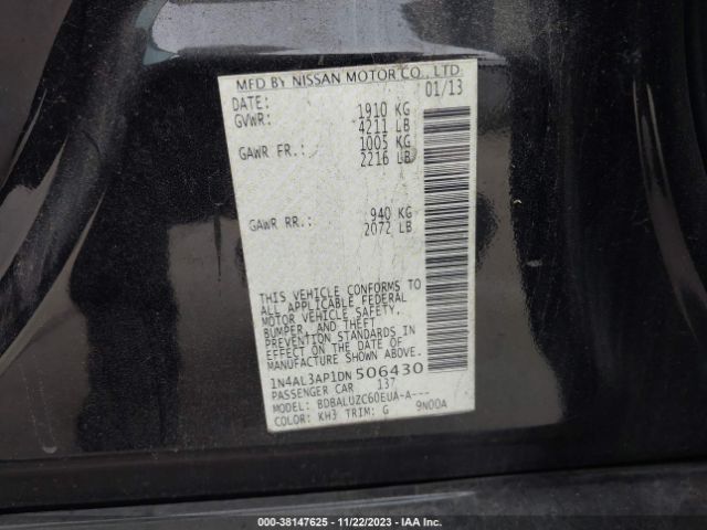 Photo 8 VIN: 1N4AL3AP1DN506430 - NISSAN ALTIMA 