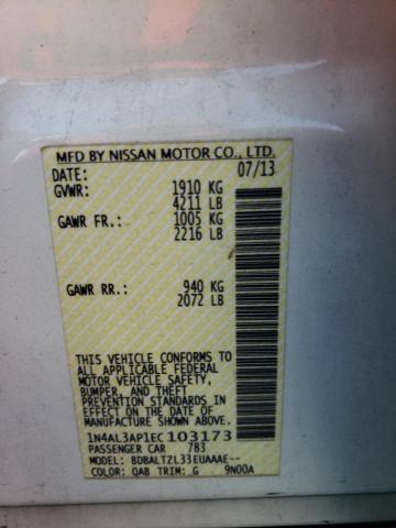 Photo 11 VIN: 1N4AL3AP1EC103173 - NISSAN ALTIMA 