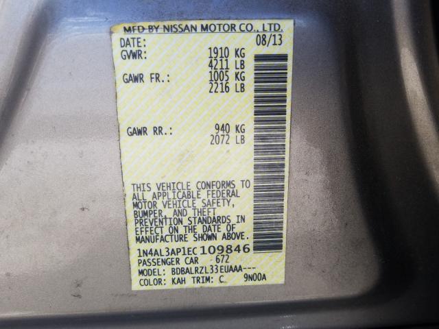 Photo 9 VIN: 1N4AL3AP1EC109846 - NISSAN ALTIMA 2.5 