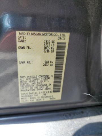 Photo 11 VIN: 1N4AL3AP1EC140546 - NISSAN ALTIMA 2.5 