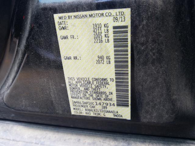 Photo 9 VIN: 1N4AL3AP1EC147934 - NISSAN ALTIMA 2.5 