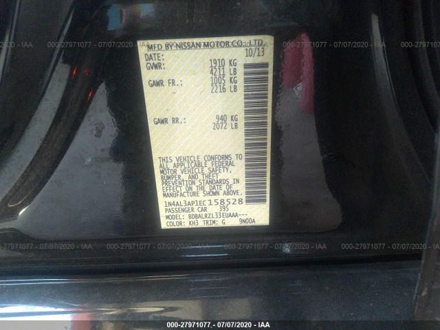 Photo 8 VIN: 1N4AL3AP1EC158528 - NISSAN ALTIMA 