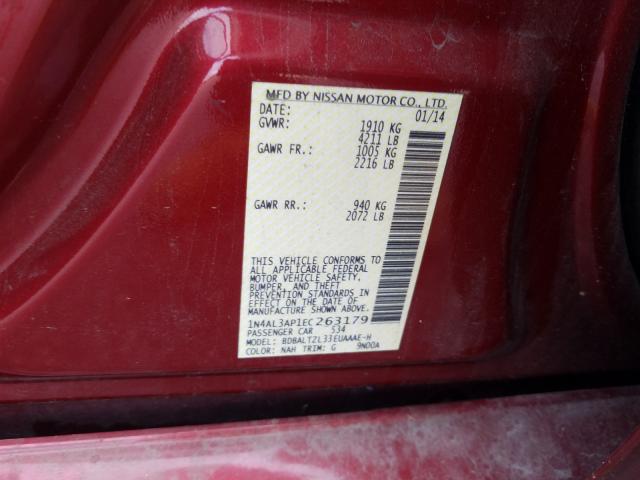 Photo 9 VIN: 1N4AL3AP1EC263179 - NISSAN ALTIMA 2.5 