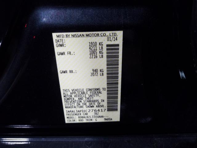 Photo 9 VIN: 1N4AL3AP1EC276417 - NISSAN ALTIMA 2.5 