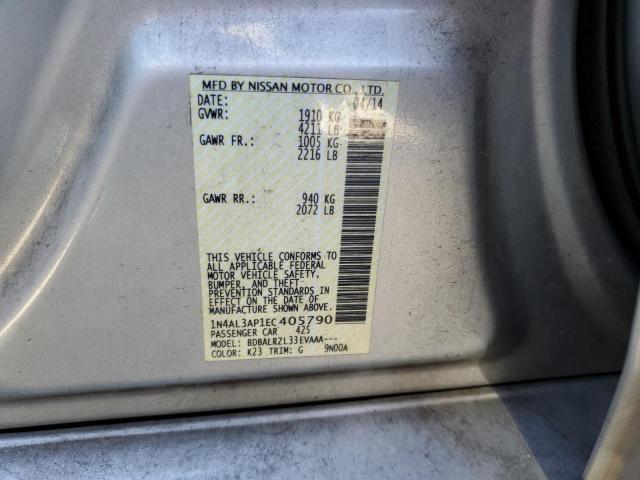 Photo 12 VIN: 1N4AL3AP1EC405790 - NISSAN ALTIMA 2.5 