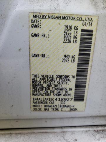 Photo 11 VIN: 1N4AL3AP1EC418927 - NISSAN ALTIMA 2.5 