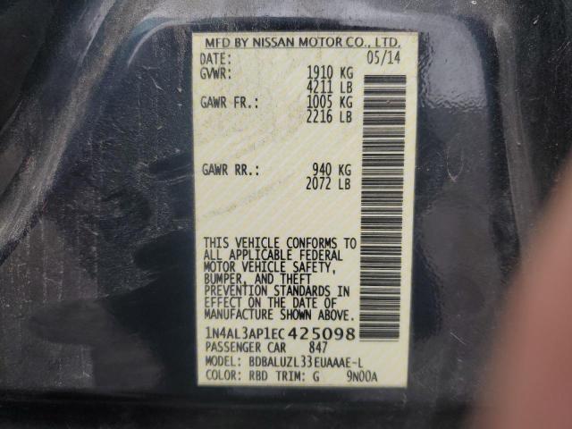 Photo 12 VIN: 1N4AL3AP1EC425098 - NISSAN ALTIMA 2.5 