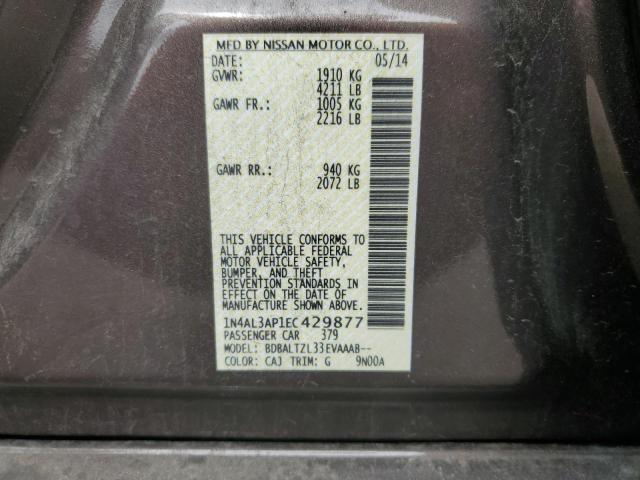 Photo 11 VIN: 1N4AL3AP1EC429877 - NISSAN ALTIMA 