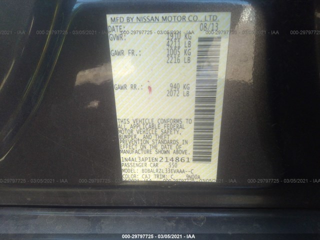 Photo 8 VIN: 1N4AL3AP1EN214861 - NISSAN ALTIMA 