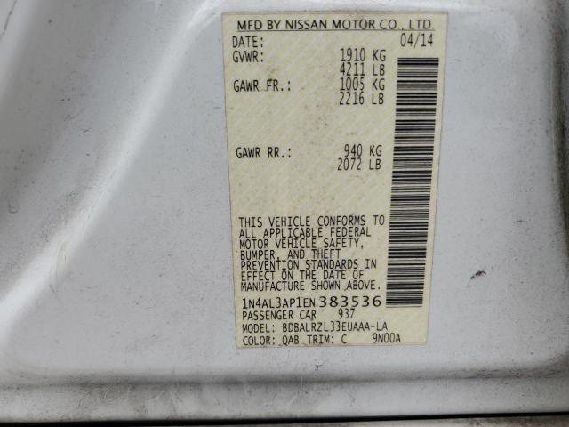 Photo 11 VIN: 1N4AL3AP1EN383536 - NISSAN ALTIMA 2.5 