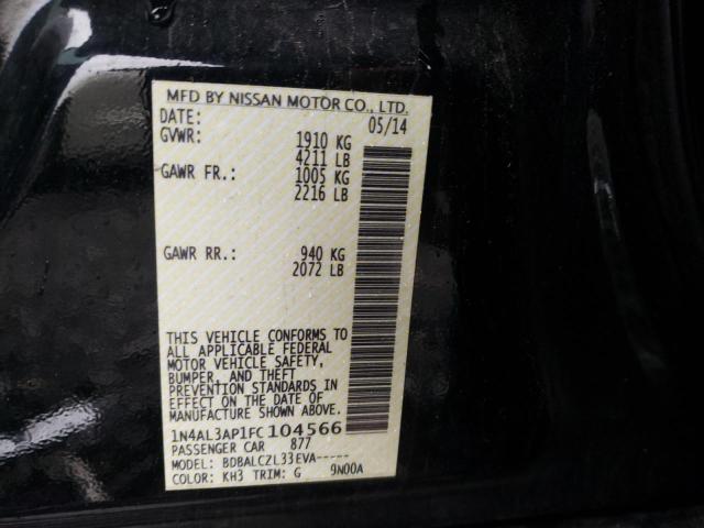 Photo 12 VIN: 1N4AL3AP1FC104566 - NISSAN ALTIMA 