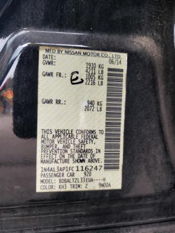 Photo 9 VIN: 1N4AL3AP1FC116247 - NISSAN ALTIMA 