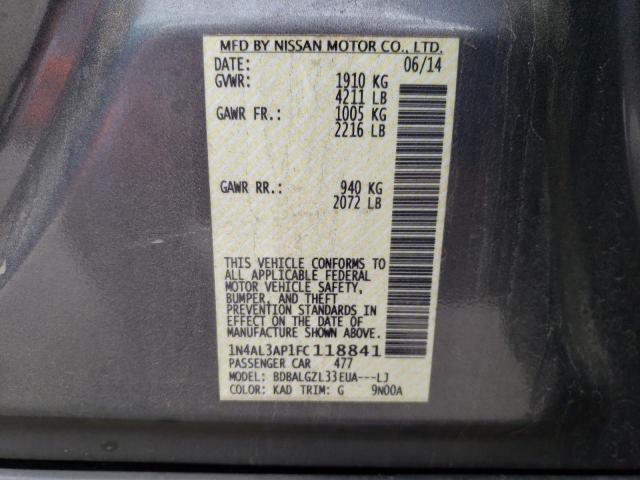 Photo 11 VIN: 1N4AL3AP1FC118841 - NISSAN ALITMA 