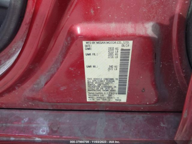 Photo 8 VIN: 1N4AL3AP1FC127829 - NISSAN ALTIMA 