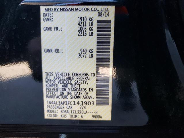 Photo 9 VIN: 1N4AL3AP1FC143903 - NISSAN ALTIMA 