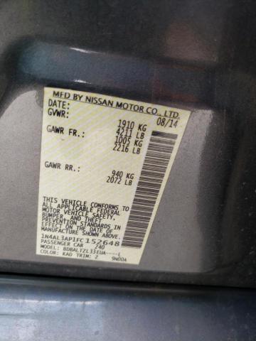 Photo 11 VIN: 1N4AL3AP1FC152648 - NISSAN ALTIMA 