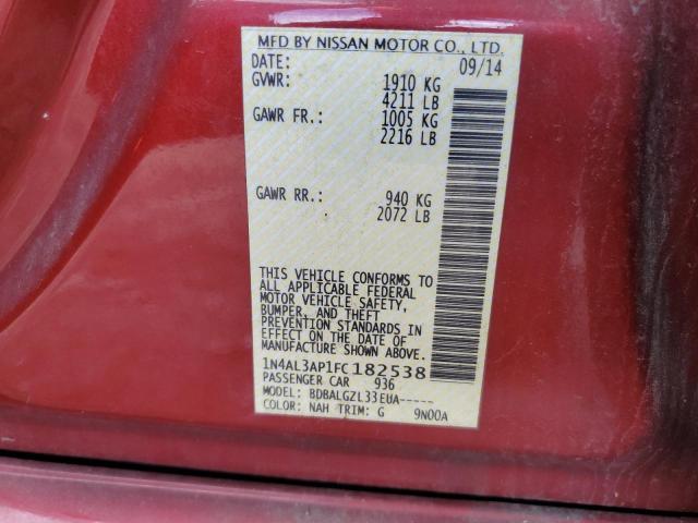 Photo 11 VIN: 1N4AL3AP1FC182538 - NISSAN ALITMA 