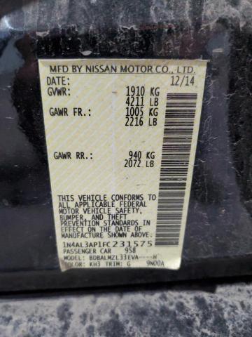 Photo 12 VIN: 1N4AL3AP1FC231575 - NISSAN ALTIMA 