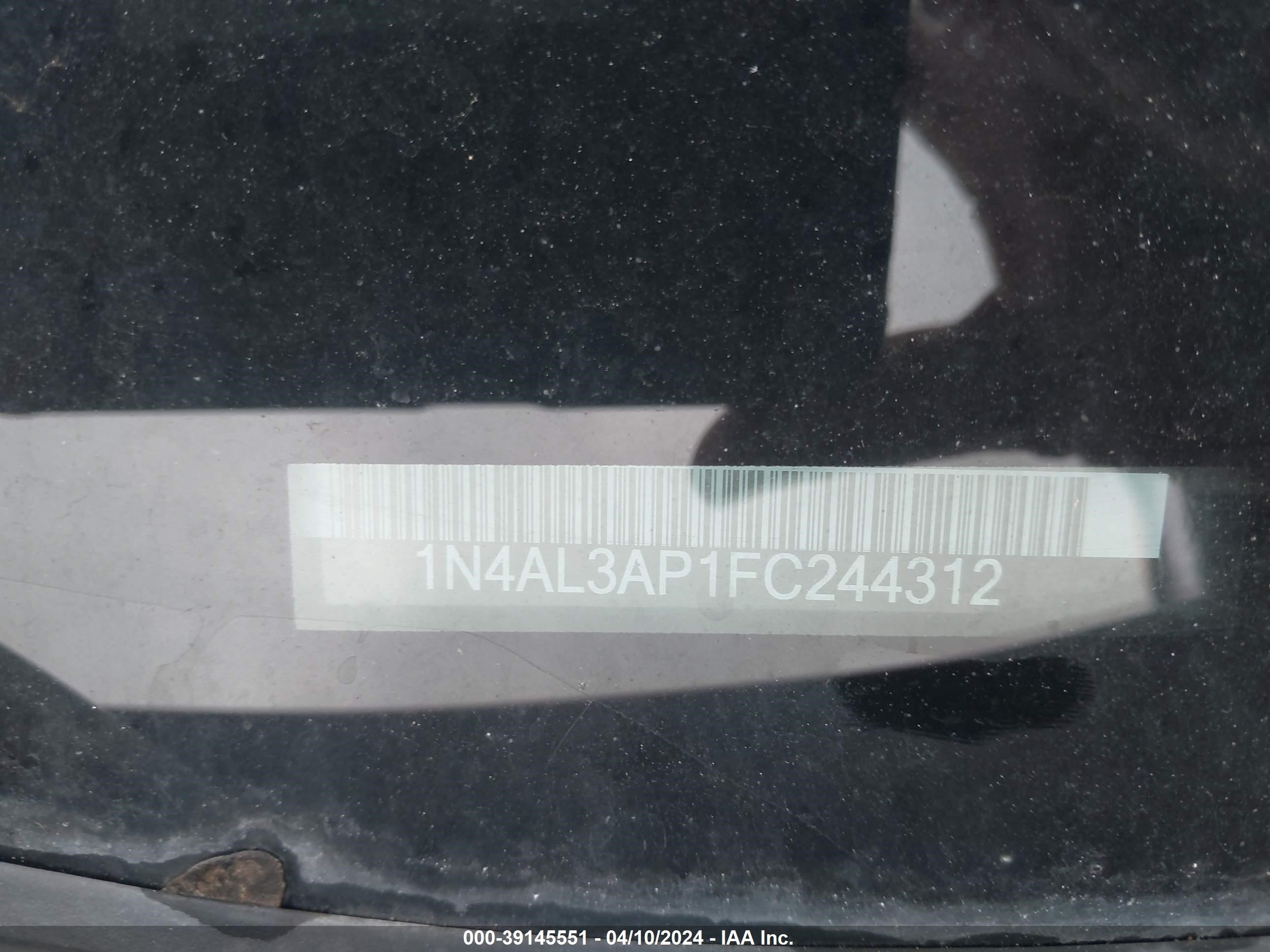 Photo 8 VIN: 1N4AL3AP1FC244312 - NISSAN ALTIMA 