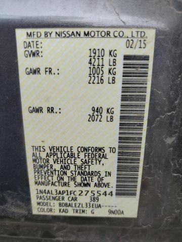 Photo 12 VIN: 1N4AL3AP1FC275544 - NISSAN ALTIMA 2.5 