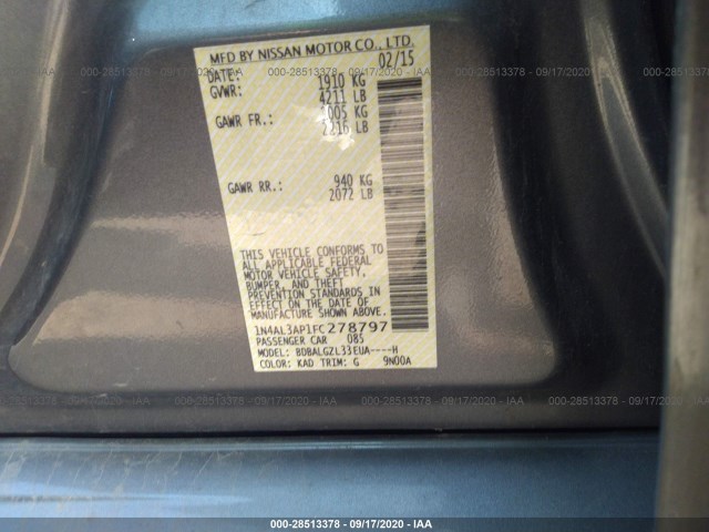 Photo 8 VIN: 1N4AL3AP1FC278797 - NISSAN ALTIMA 