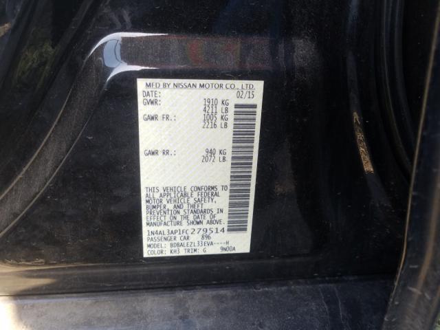 Photo 9 VIN: 1N4AL3AP1FC279514 - NISSAN ALTIMA 2.5 