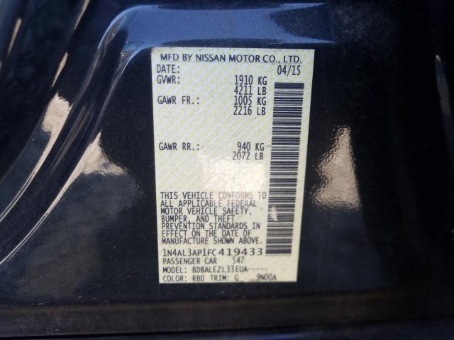 Photo 9 VIN: 1N4AL3AP1FC419433 - NISSAN ALTIMA 2.5 