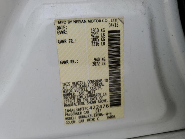 Photo 11 VIN: 1N4AL3AP1FC422476 - NISSAN ALTIMA 