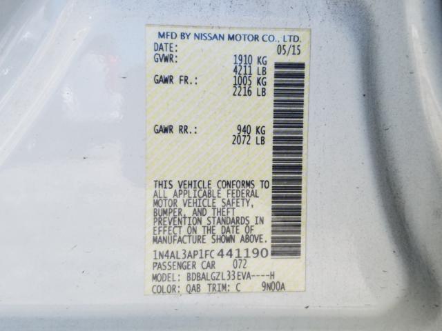 Photo 9 VIN: 1N4AL3AP1FC441190 - NISSAN ALTIMA 2.5 