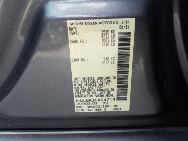 Photo 9 VIN: 1N4AL3AP1FC464713 - NISSAN ALTIMA 2.5 