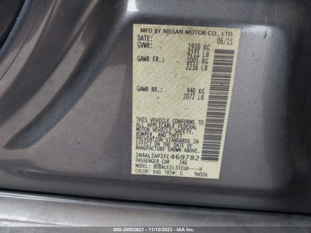 Photo 8 VIN: 1N4AL3AP1FC469782 - NISSAN ALTIMA 