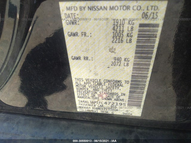 Photo 8 VIN: 1N4AL3AP1FC472195 - NISSAN ALTIMA 