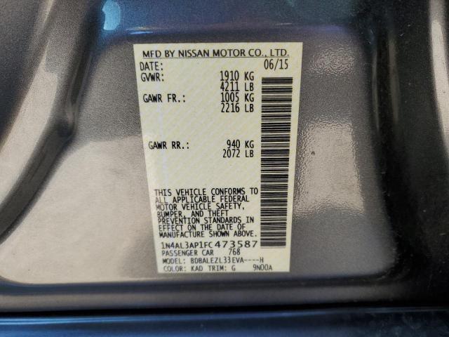 Photo 11 VIN: 1N4AL3AP1FC473587 - NISSAN ALTIMA 2.5 