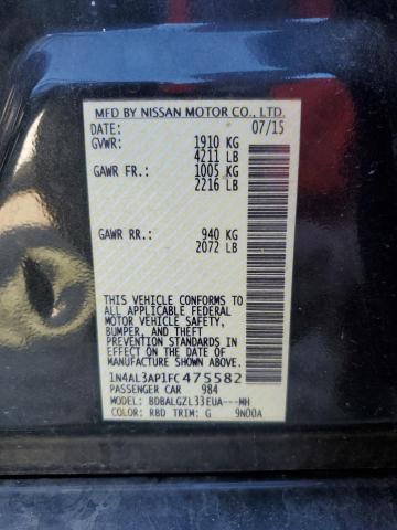 Photo 11 VIN: 1N4AL3AP1FC475582 - NISSAN ALTIMA 