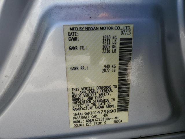 Photo 11 VIN: 1N4AL3AP1FC475890 - NISSAN ALTIMA 2.5 