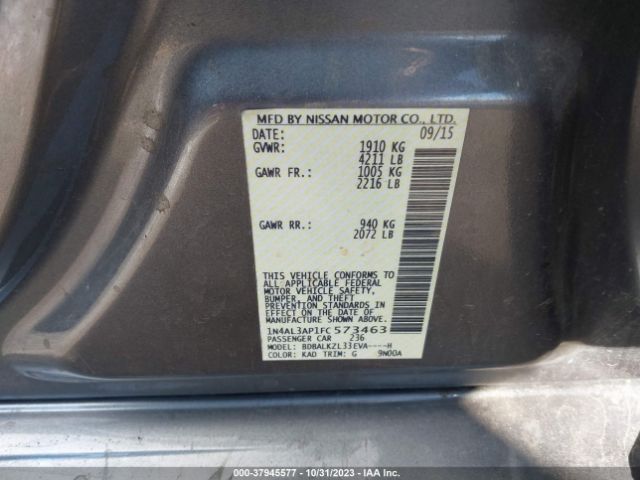 Photo 8 VIN: 1N4AL3AP1FC573463 - NISSAN ALTIMA 