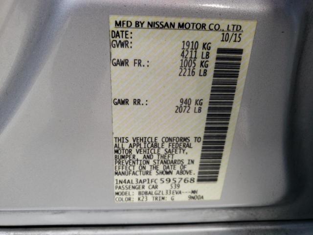 Photo 11 VIN: 1N4AL3AP1FC595768 - NISSAN ALTIMA 