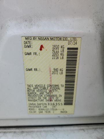 Photo 11 VIN: 1N4AL3AP1FN316355 - NISSAN ALTIMA 