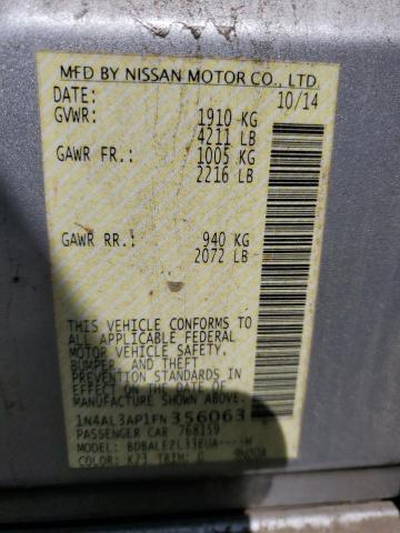 Photo 12 VIN: 1N4AL3AP1FN356063 - NISSAN ALTIMA 