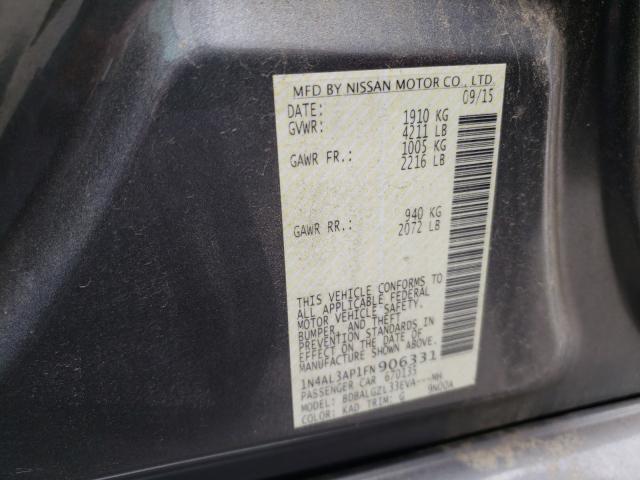 Photo 9 VIN: 1N4AL3AP1FN906331 - NISSAN ALTIMA 2.5 