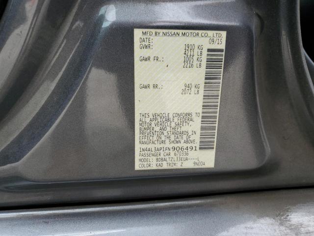 Photo 11 VIN: 1N4AL3AP1FN906491 - NISSAN ALTIMA 