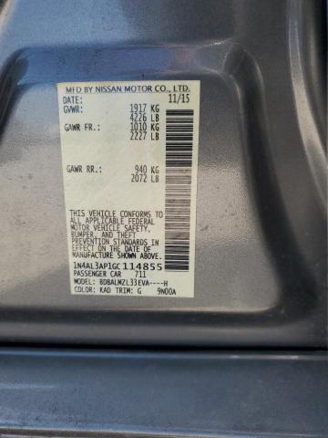 Photo 11 VIN: 1N4AL3AP1GC114855 - NISSAN ALTIMA 2.5 