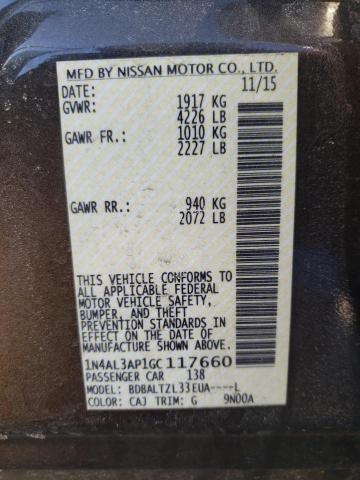 Photo 9 VIN: 1N4AL3AP1GC117660 - NISSAN ALTIMA 2.5 