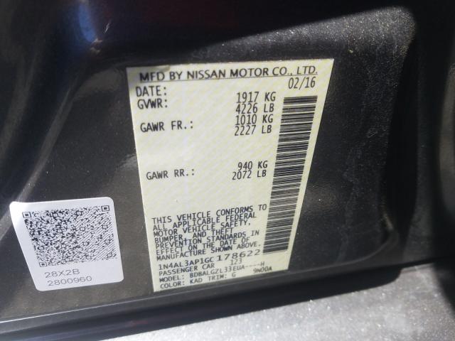 Photo 9 VIN: 1N4AL3AP1GC178622 - NISSAN ALTIMA 2.5 