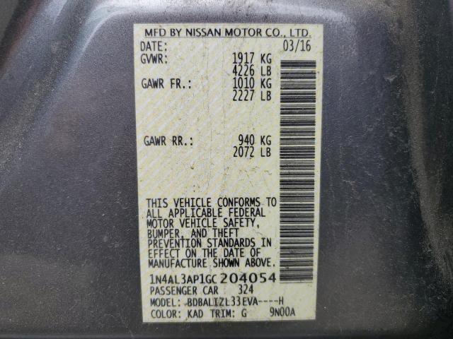 Photo 11 VIN: 1N4AL3AP1GC204054 - NISSAN ALTIMA 