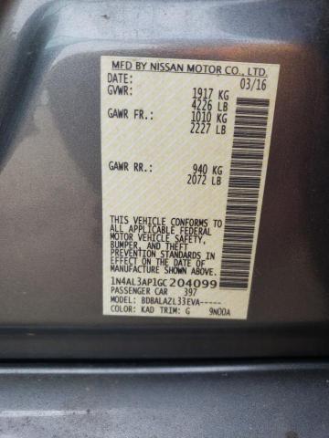 Photo 9 VIN: 1N4AL3AP1GC204099 - NISSAN ALTIMA 2.5 