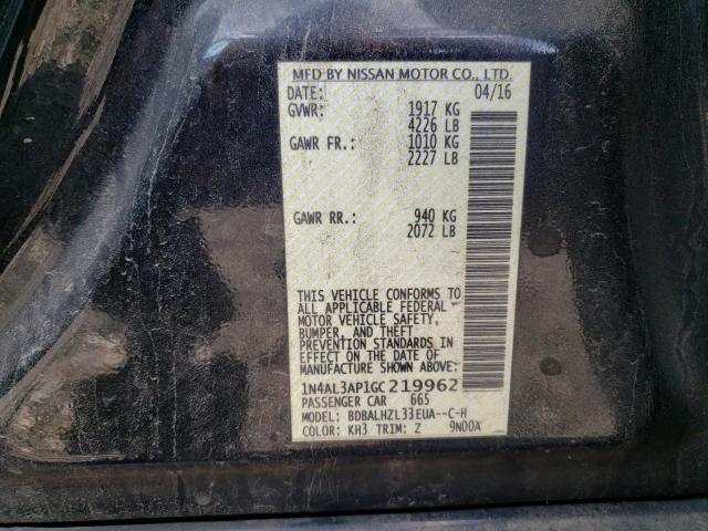 Photo 11 VIN: 1N4AL3AP1GC219962 - NISSAN ALTIMA 