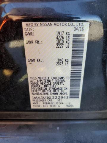 Photo 11 VIN: 1N4AL3AP1GC222943 - NISSAN ALTIMA 2.5 