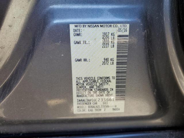 Photo 9 VIN: 1N4AL3AP1GC235661 - NISSAN ALTIMA 