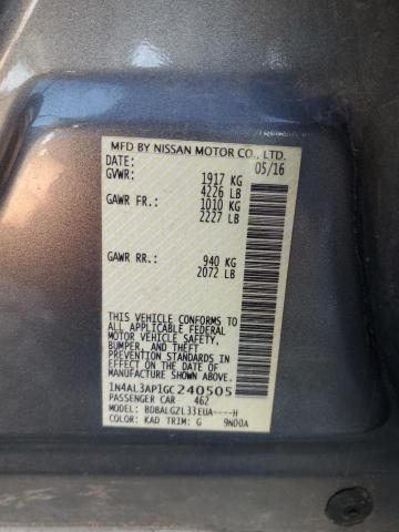 Photo 12 VIN: 1N4AL3AP1GC240505 - NISSAN ALTIMA 